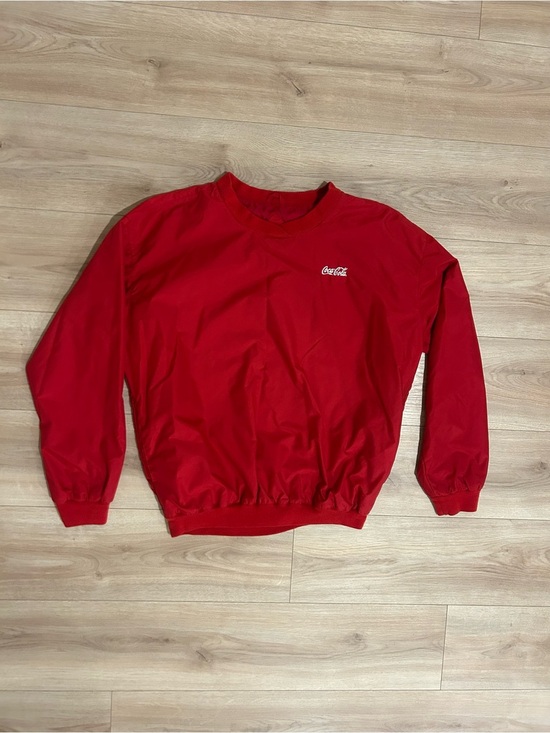 Holloway Other - 90s Vintage Holloway Coca-Cola Embroidered Red Pullover Windbreaker Crewneck